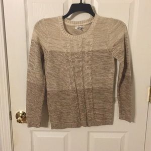 Croft & Barrow Beige Sweater Size XS